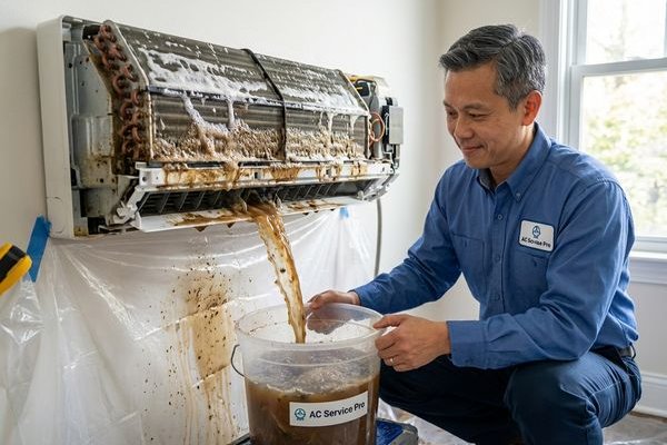 Aircond Chemical Wash work sample 3